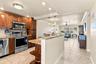 Kitchen Open to Dining and Living Areas