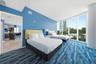One of the two fully furnished guest accommodations.