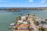 aerial view of bay and ocean