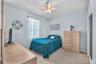 Secondary bedroom #4 is next to the 3rd full bathroom and is perfect for overnight guests, an in-law suite, or multi-generational living.