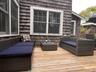 Deck with outdoor lounge area