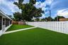 Large backyard ready for a pool - virtually enhanced