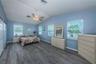Second Bedroom upstairs with luxury vinyl flooring