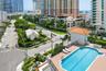 Pool view from your unit 's balcony w/ pool deck renovations underway