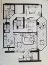 Jackson Tower 1103f Floorplan from original brochure