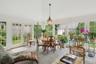 4 seasons Sunroom with healthy amount of natural light and french doors