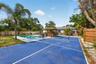 Pickleball, tennis or basket ball.