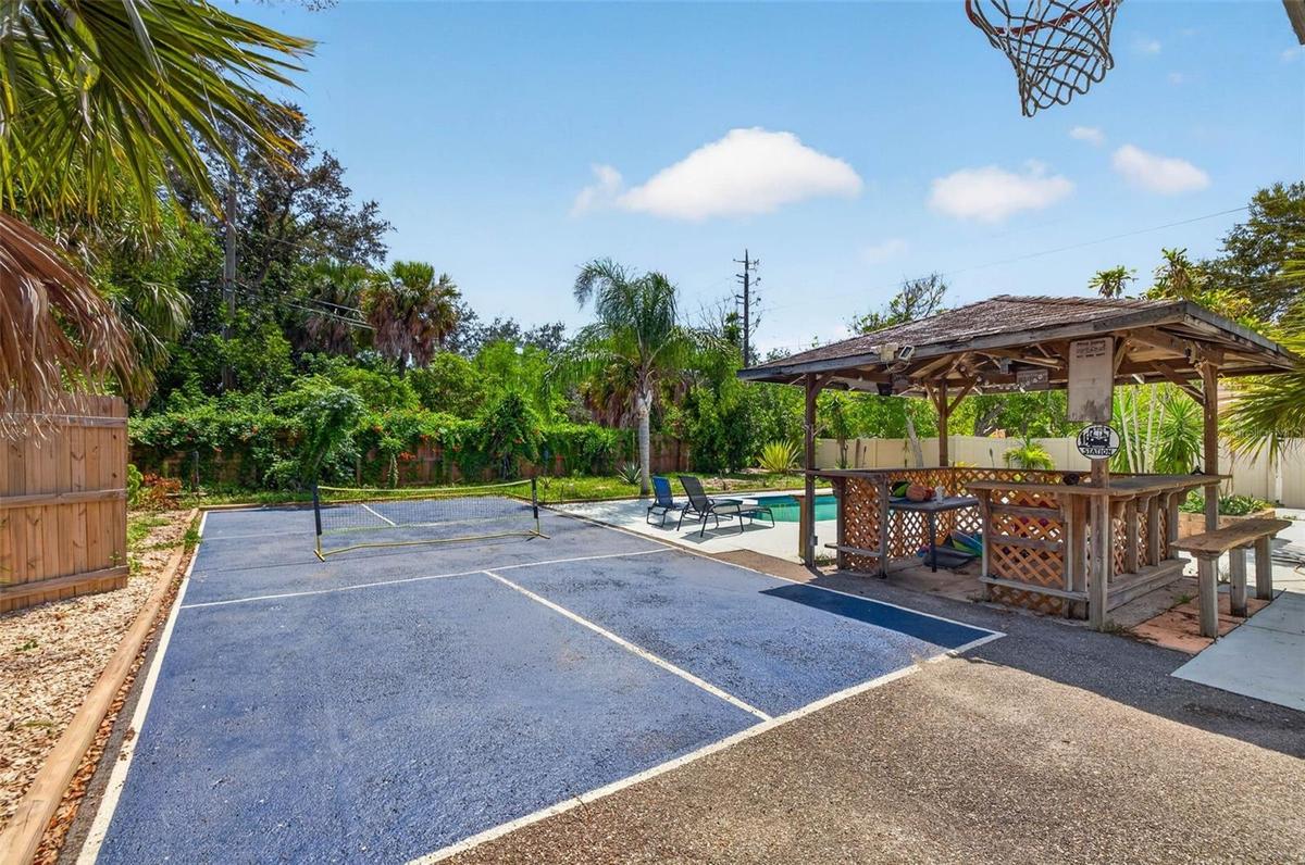 Pickleball Court and Gazebo