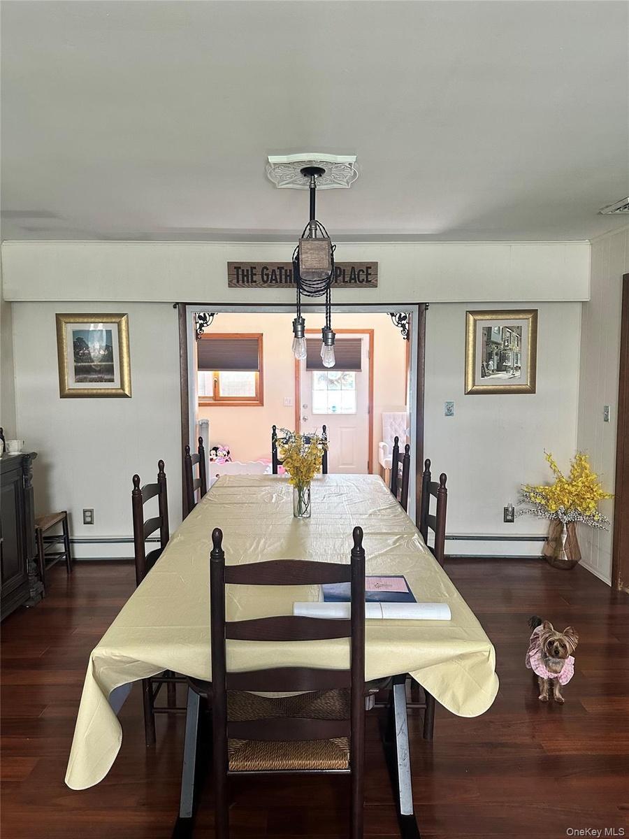 formal dining room...large enough for 10+ seating.