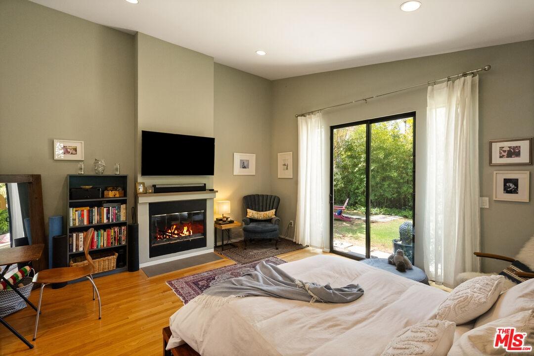 Fireplace flames are digital