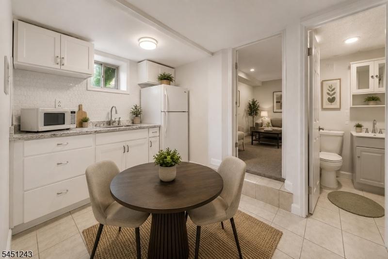 Basement kitchenette
