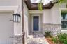 Inviting front entrance creating a warm first impression.