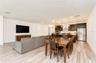 Durable luxury vinyl flooring flowing throughout the main living areas.