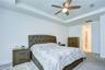 Peaceful retreat offering privacy from secondary bedrooms.