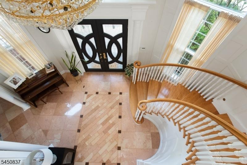 Upper view of entry