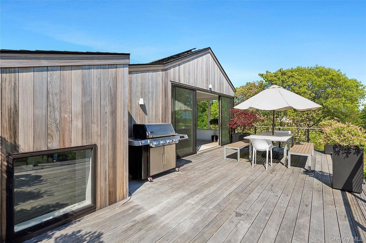 Deck with ocean views