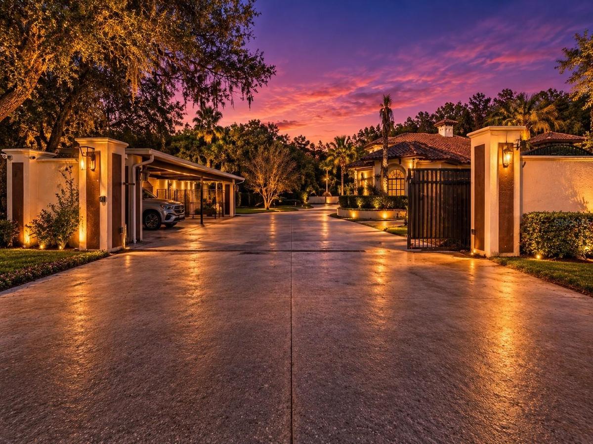Driveway at Twilight