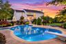 Twilight Backyard