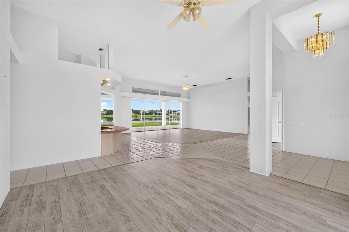 From Dining Room to Living Room and Sliders