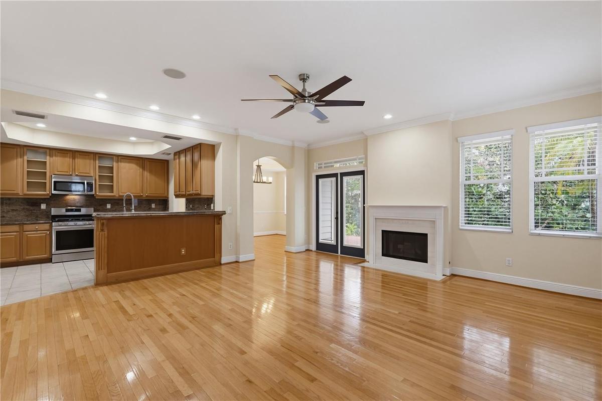 Living Room Looking toward Kitchen