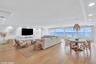 Virtual Staging. Pillars removed are not load bearing.