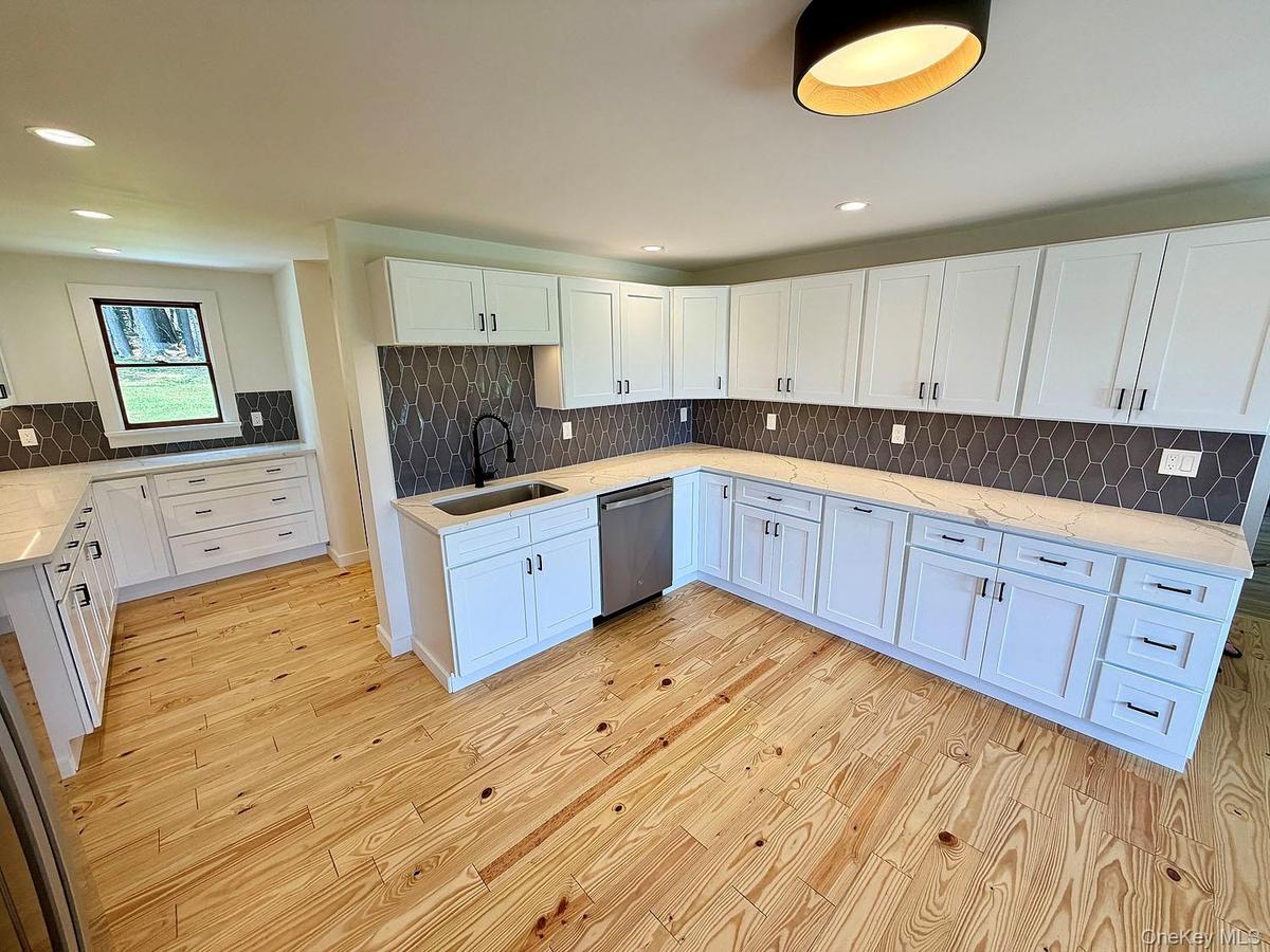 Check out all the counter and cabinet space!
