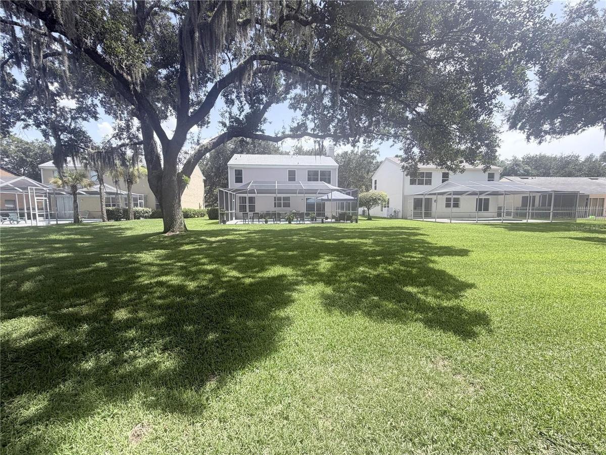 Deep lot offering a big backyard