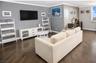 Expansive Unit Alcove TV Area