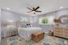 Virtually staged bedroom 2