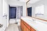 Guest bathroom with pool / outdoor access