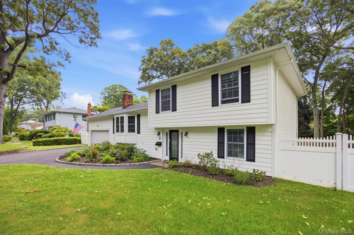 Manicured front lawn