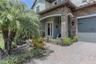 Front entry, pavers, landscaping