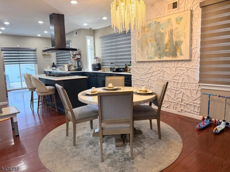 Open concept kitchen