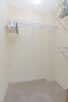 Guest bedroom walk-in closet