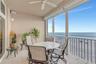 Private oversized beachfront balcony