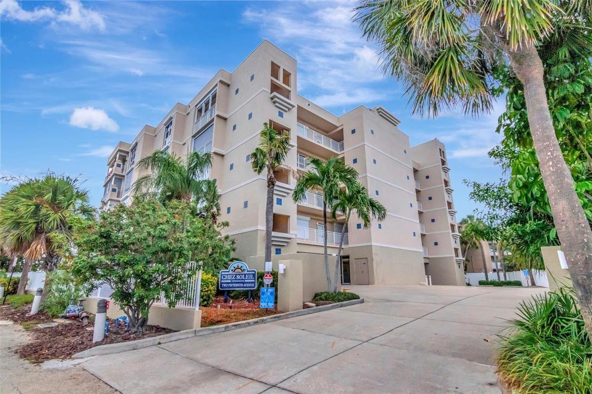 Chez Soleil Condo Building - Direct Access to the beach! Unit 303 has direct Beach views.