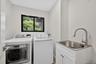 Laundry Room-washer dryer removed. Picture for placement only