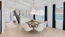 Voila! virtually staged dining room