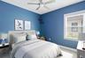 Virtually staged bedroom 3