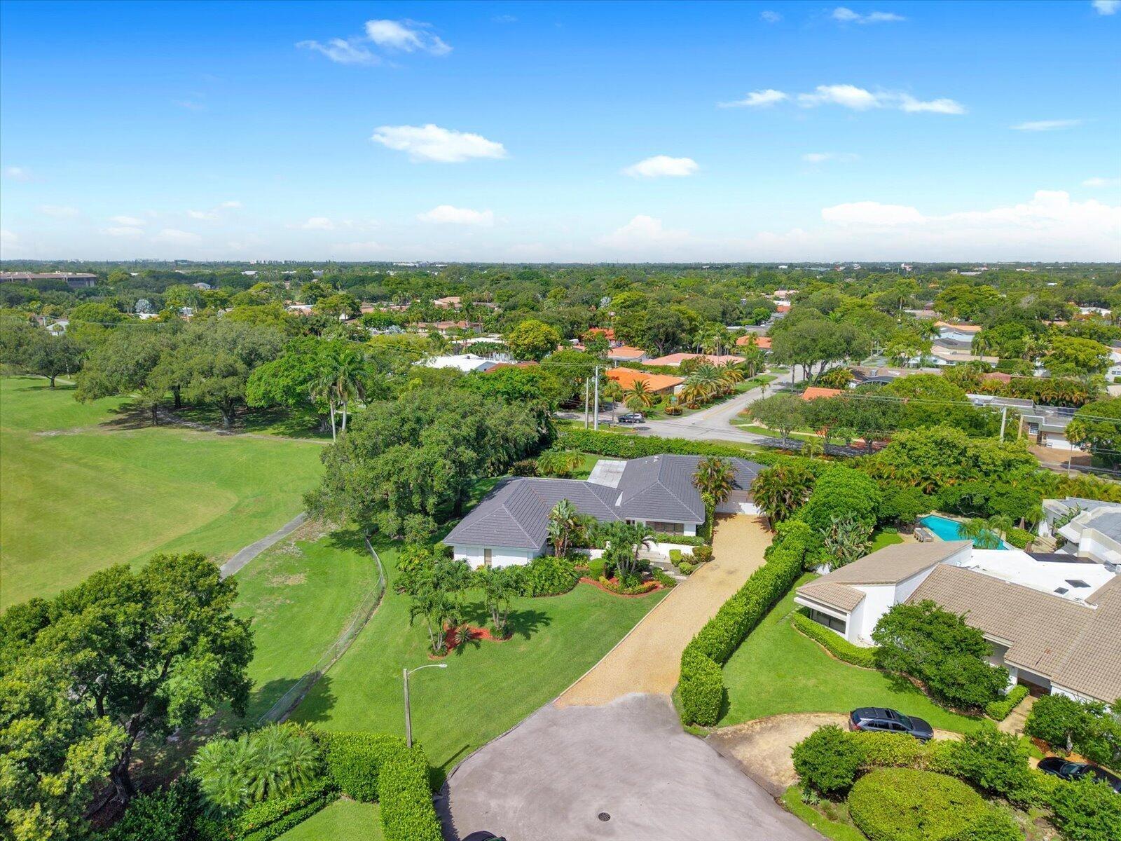 Aerial Shot of House/Lot Facing Golf Course