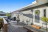 Large patio dining area