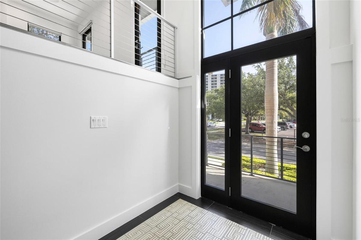 Front entrance!