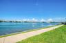 Walk way around the island