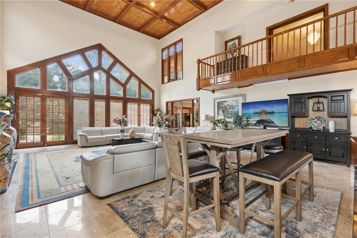 Great Room, Dining Room to Right