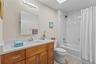 Bathroom 2 with updated vanity