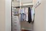 You'll find custom California closets in all the bedrooms.