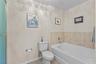 Tub is separate from the shower