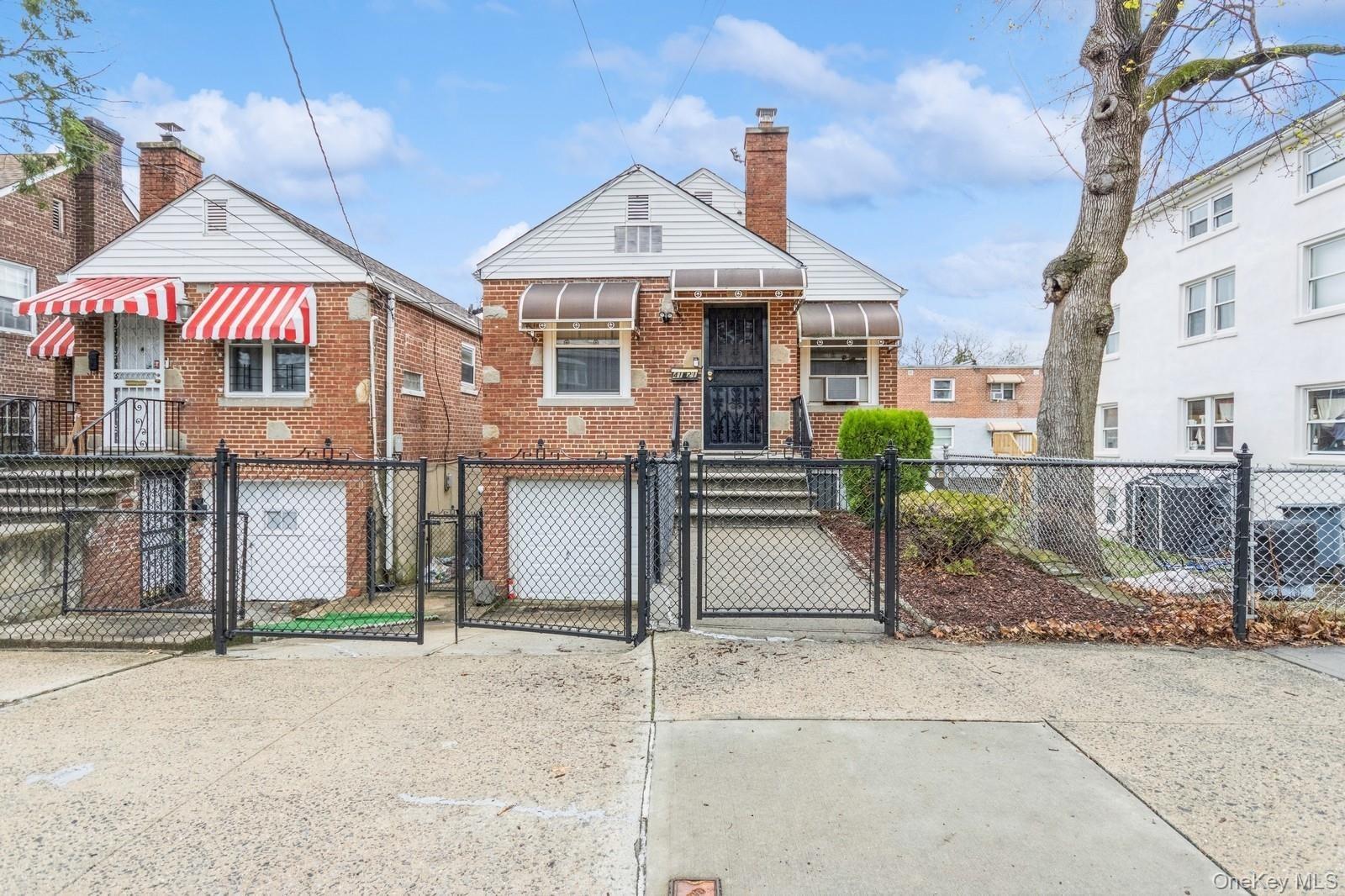 View of front of home  gated entry