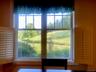 looking out of kitchen window