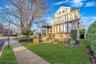 View of front of home featuring a front lawn